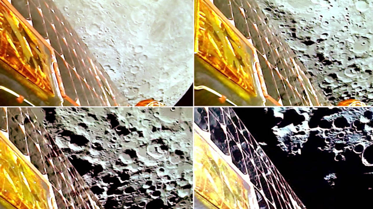 চন্দ্রপৃষ্ঠের ছবি পাঠালো ভারতের চন্দ্রযান-৩