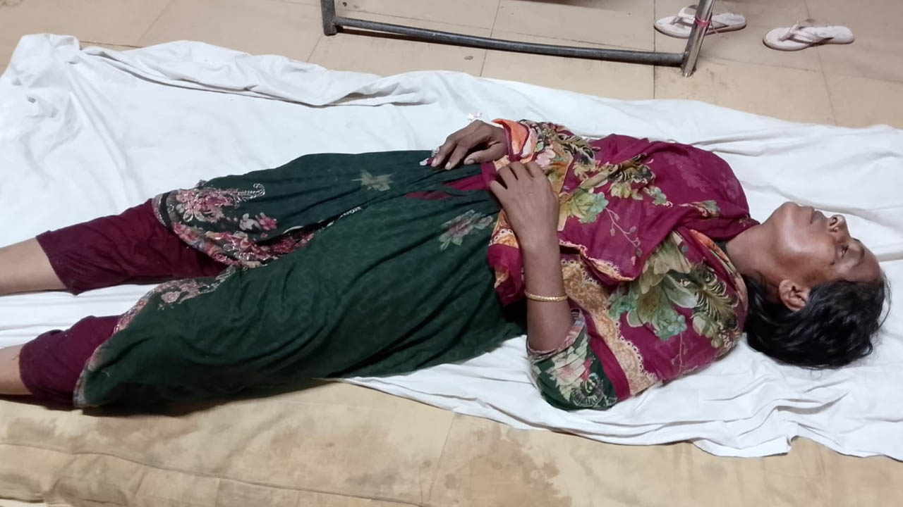 ফুলবাড়ী দৌলতপুরে জমি জমার বিরোধকে কেন্দ্র করে প্রতিপক্ষের মারপিট
